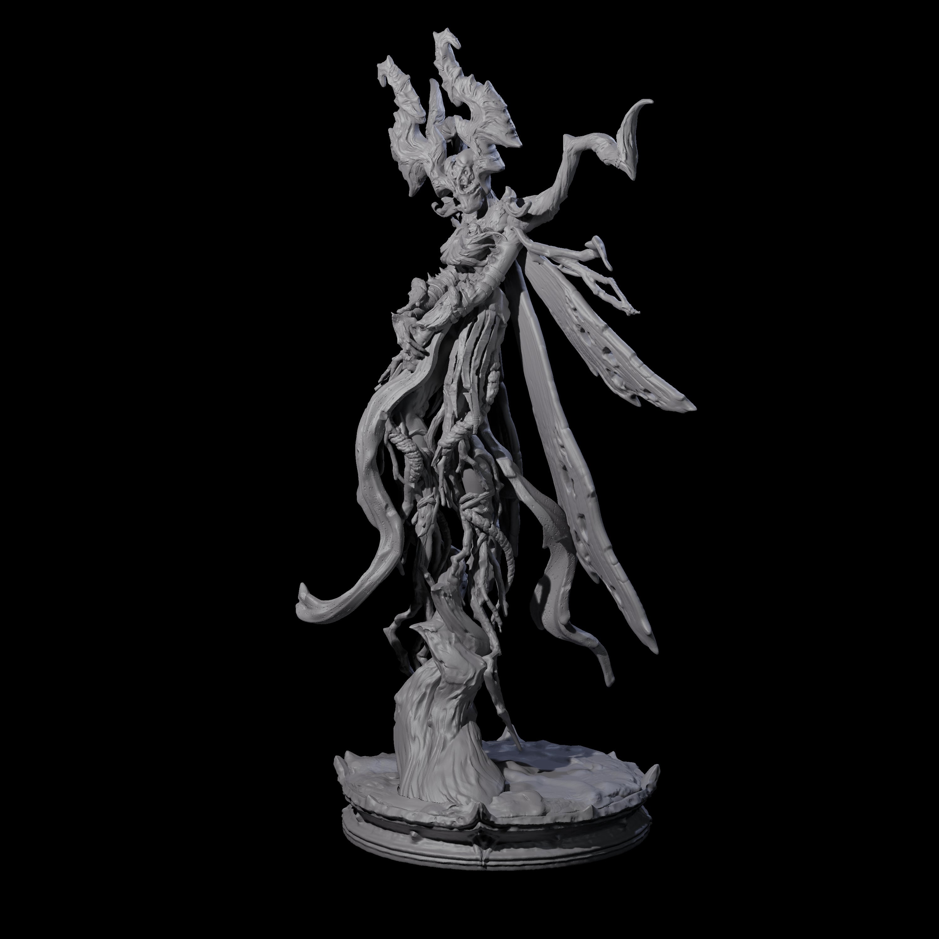 Corrupted Underdark Dryad C Miniature for Dungeons and Dragons, Pathfinder or other TTRPGs
