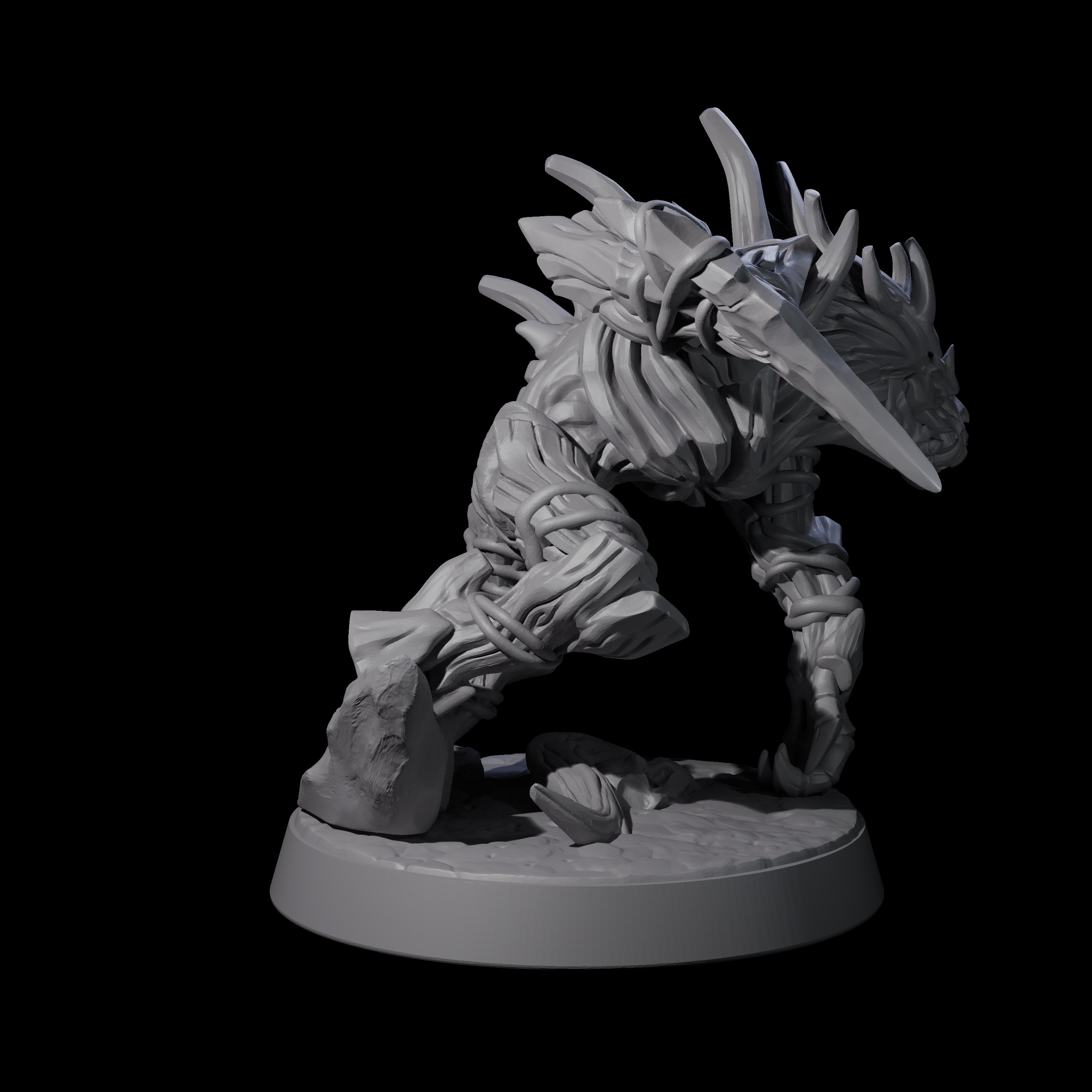 Corrupted Wood Woad B Miniature for Dungeons and Dragons, Pathfinder or other TTRPGs