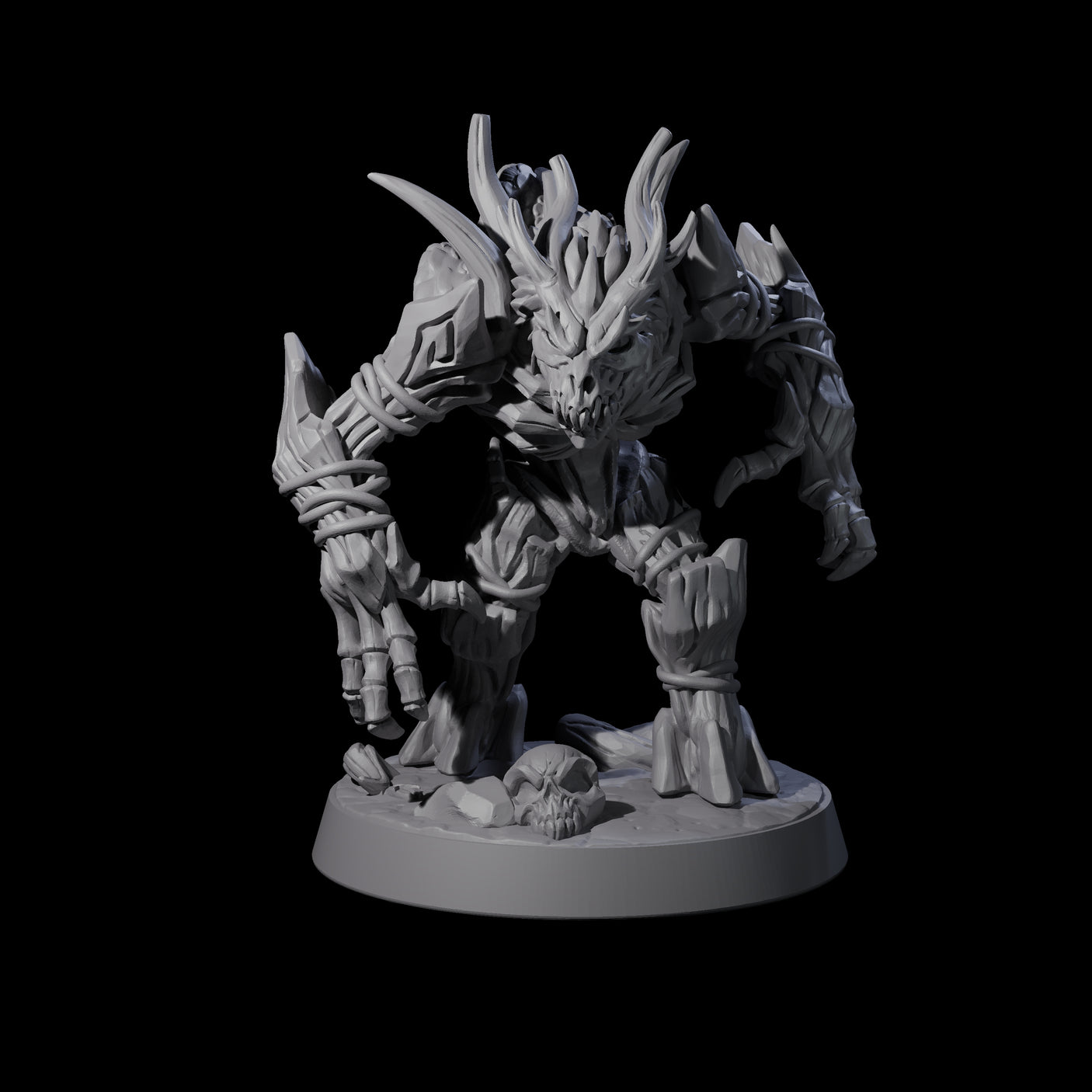 Corrupted Wood Woad D Miniature for Dungeons and Dragons, Pathfinder or other TTRPGs