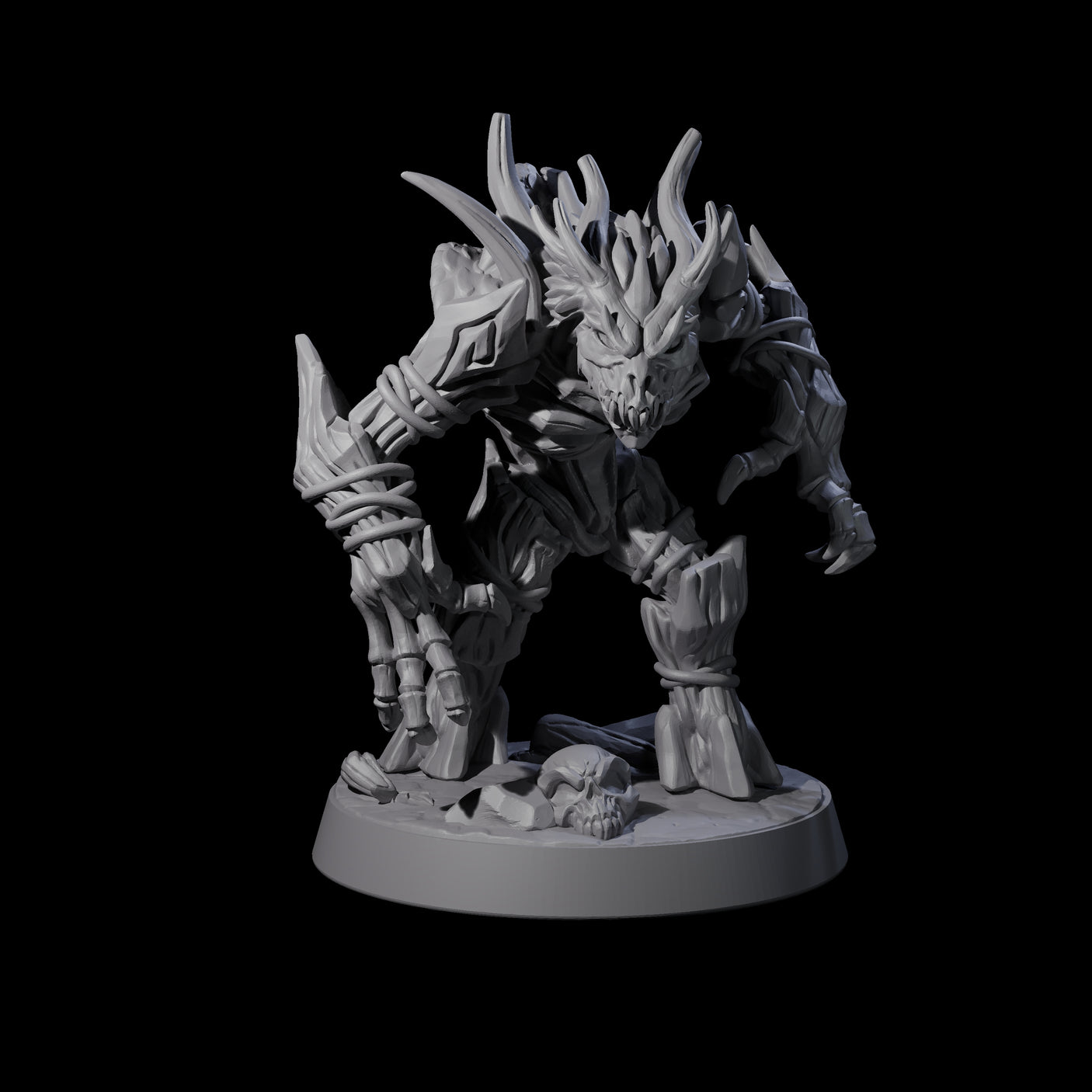 Corrupted Wood Woad D Miniature for Dungeons and Dragons, Pathfinder or other TTRPGs