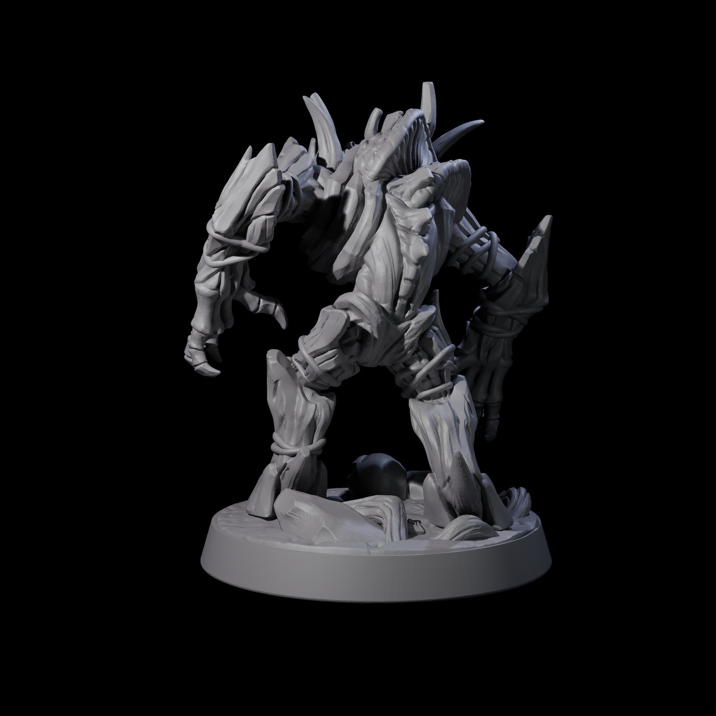 Corrupted Wood Woad D Miniature for Dungeons and Dragons, Pathfinder or other TTRPGs