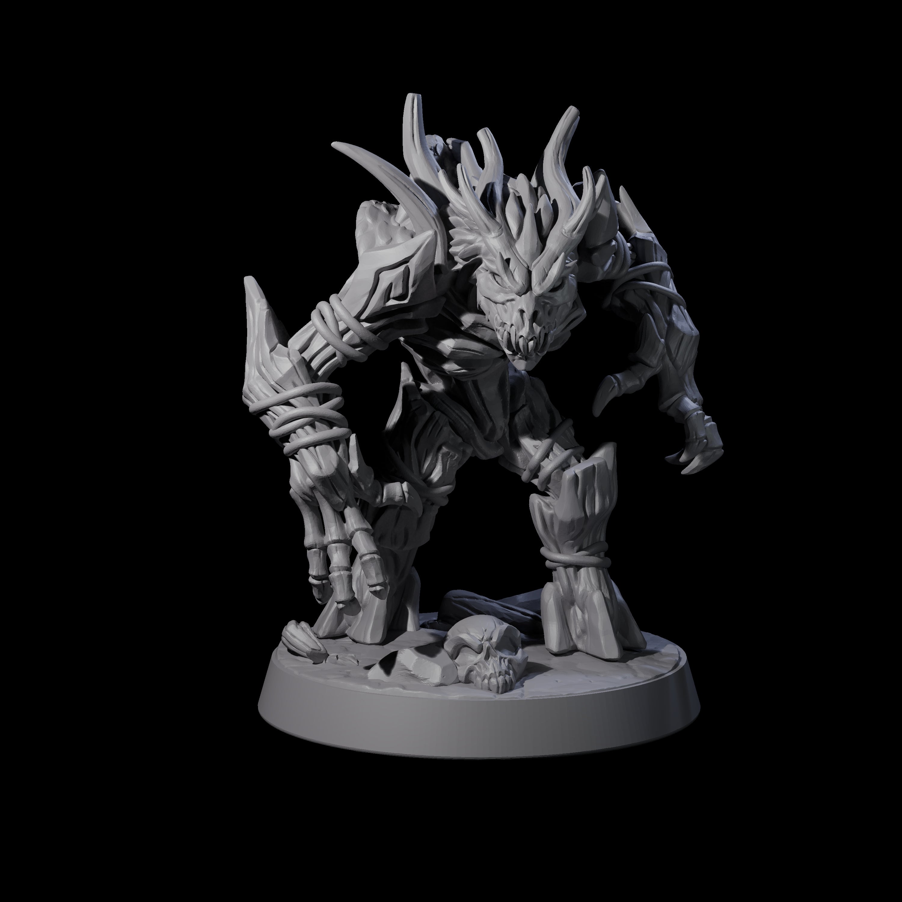 Corrupted Wood Woad D Miniature for Dungeons and Dragons, Pathfinder or other TTRPGs