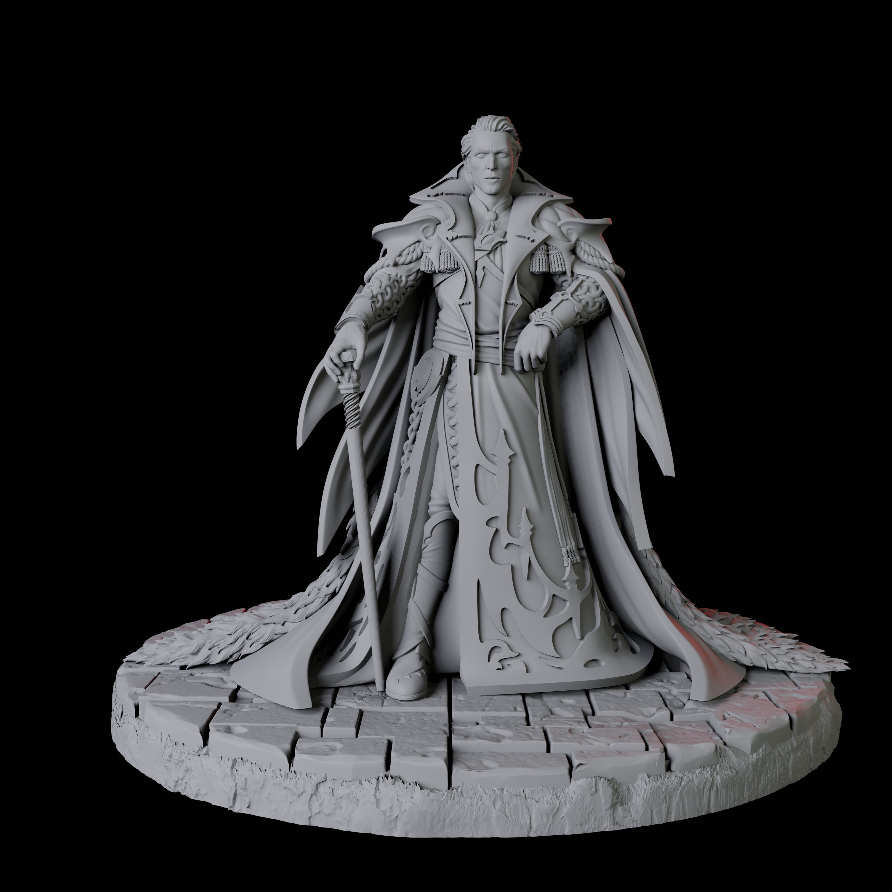 Count Dracula Miniature for Dungeons and Dragons, Pathfinder or other TTRPGs