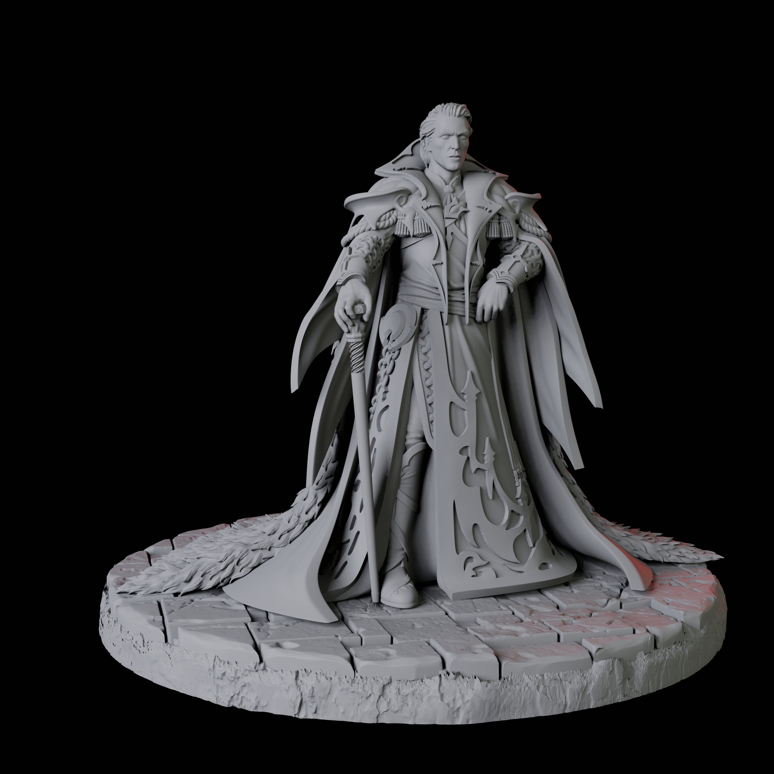 Count Dracula Miniature for Dungeons and Dragons, Pathfinder or other TTRPGs