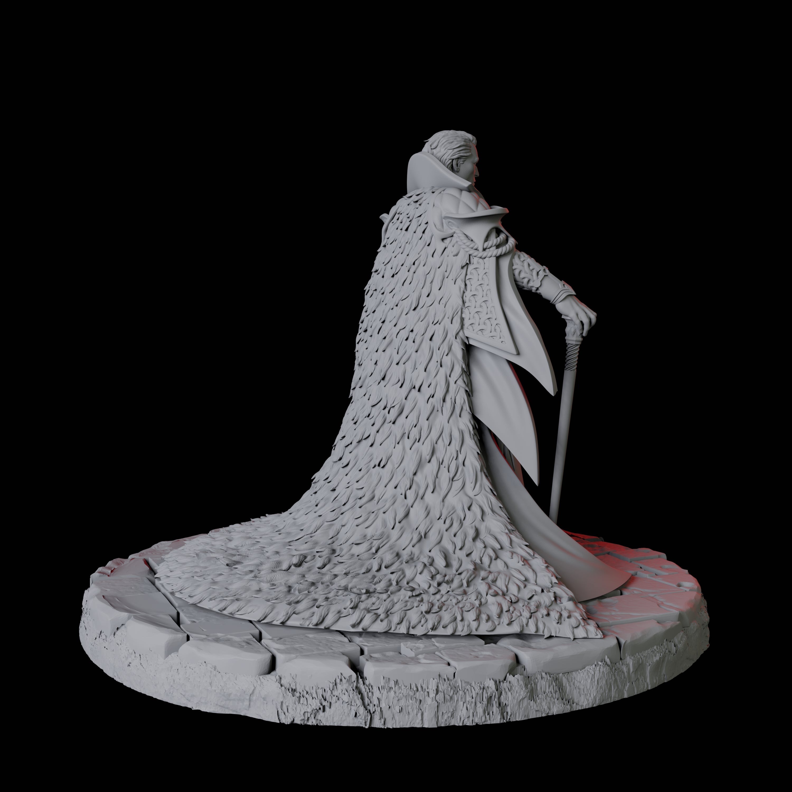 Count Dracula Miniature for Dungeons and Dragons, Pathfinder or other TTRPGs