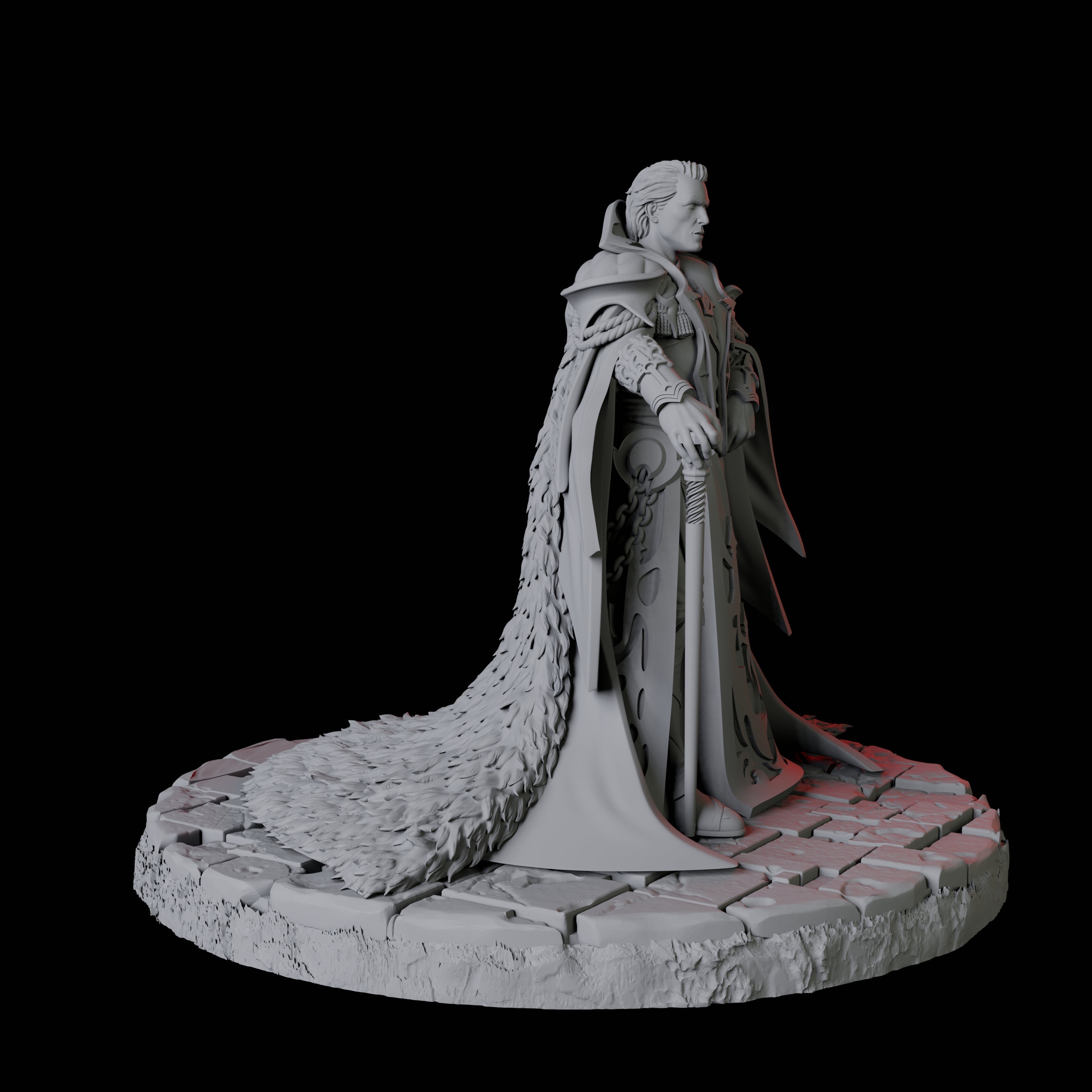 Count Dracula Miniature for Dungeons and Dragons, Pathfinder or other TTRPGs