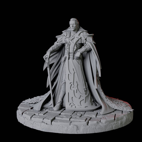 Count Dracula Miniature for Dungeons and Dragons, Pathfinder or other TTRPGs