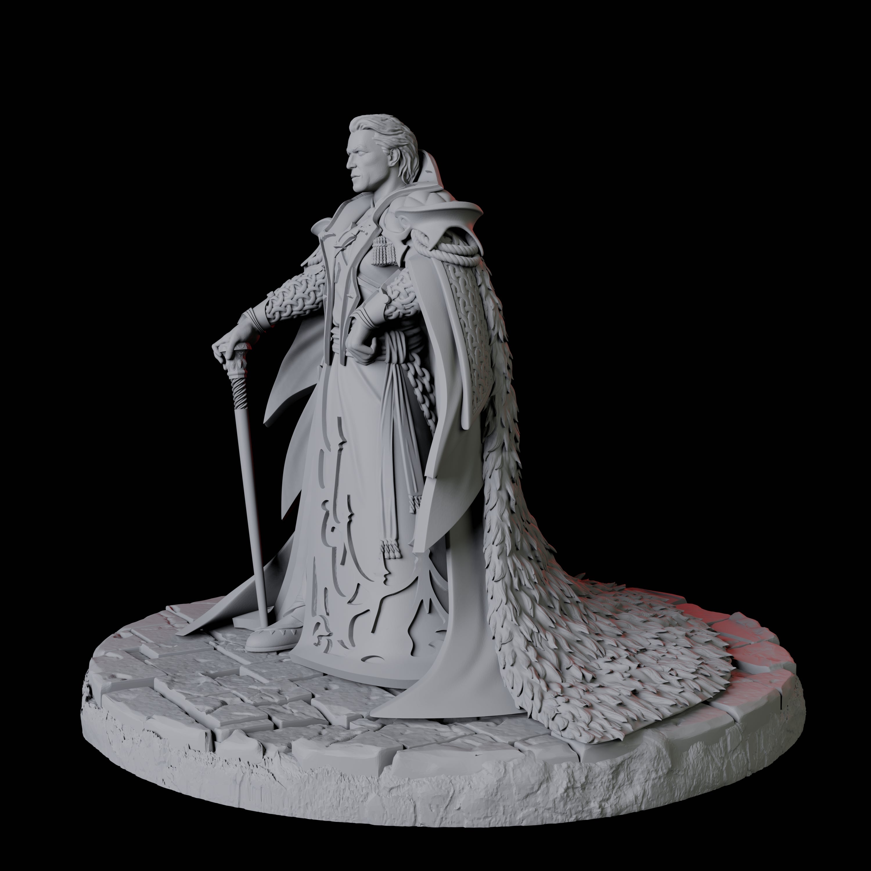 Count Dracula Miniature for Dungeons and Dragons, Pathfinder or other TTRPGs