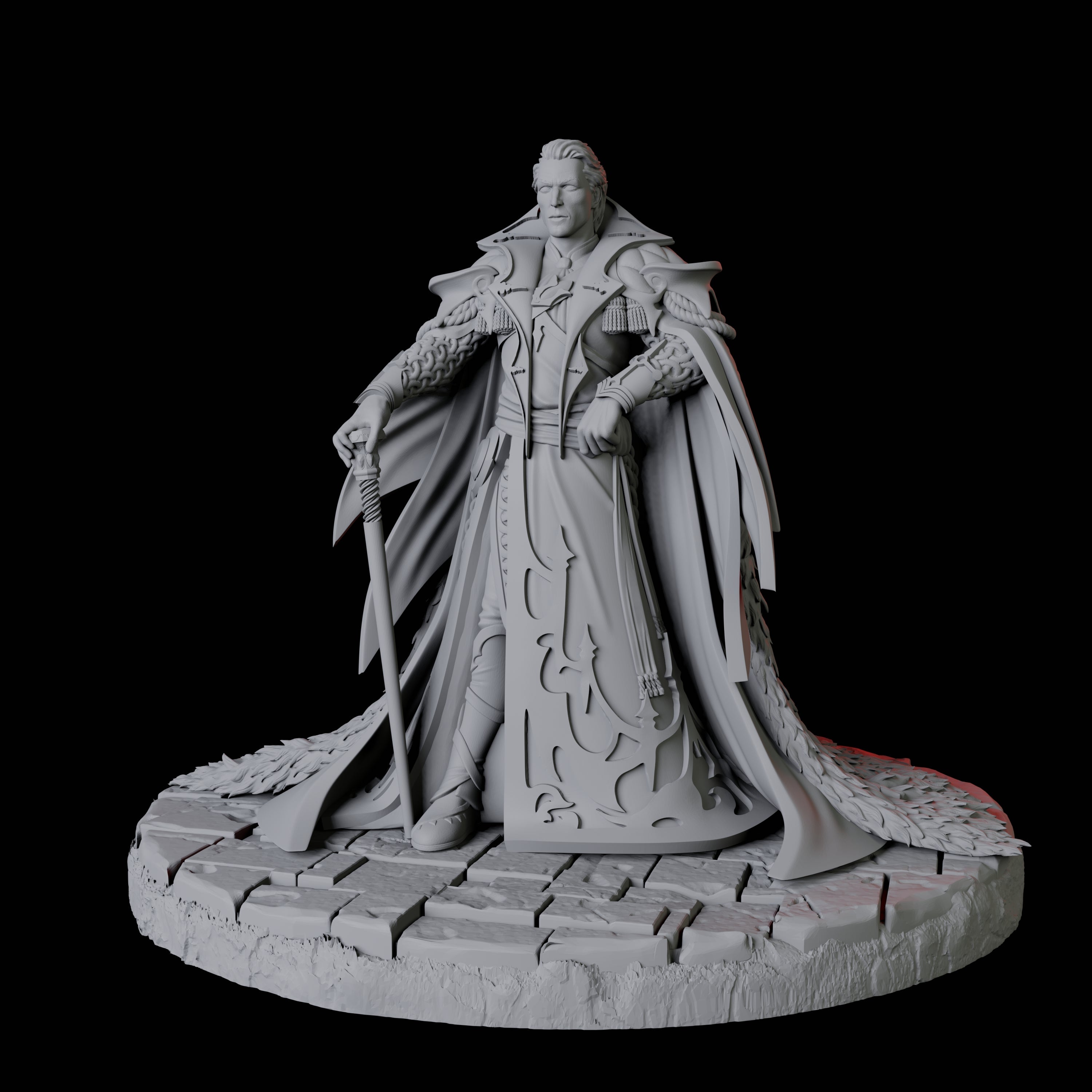 Count Dracula Miniature for Dungeons and Dragons, Pathfinder or other TTRPGs