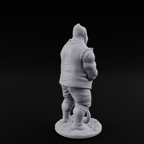 Country Bumkin Human Peasant B Miniature for Dungeons and Dragons, Pathfinder or other TTRPGs