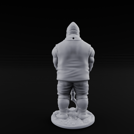 Country Bumkin Human Peasant B Miniature for Dungeons and Dragons, Pathfinder or other TTRPGs