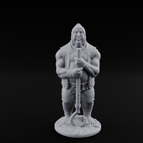 Country Bumkin Human Peasants Miniature for Dungeons and Dragons, Pathfinder or other TTRPGs
