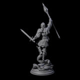 Court Mage Miniature for Dungeons and Dragons, Pathfinder or other TTRPGs