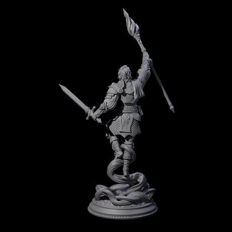 Court Mage Miniature for Dungeons and Dragons, Pathfinder or other TTRPGs