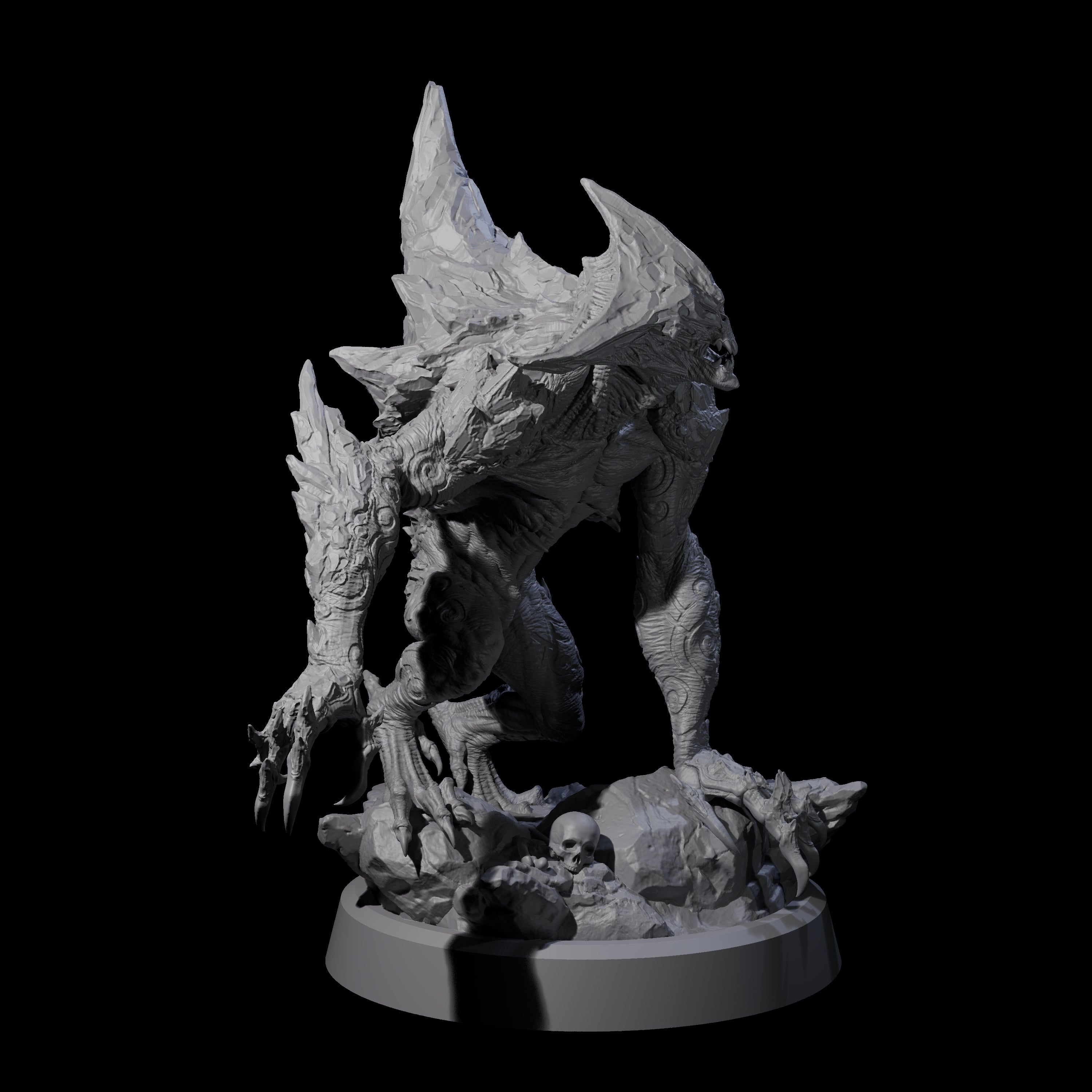Cracked Destrachan Horror A Miniature for Dungeons and Dragons, Pathfinder or other TTRPGs