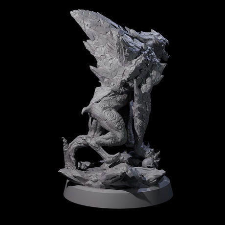 Cracked Destrachan Horror B Miniature for Dungeons and Dragons, Pathfinder or other TTRPGs