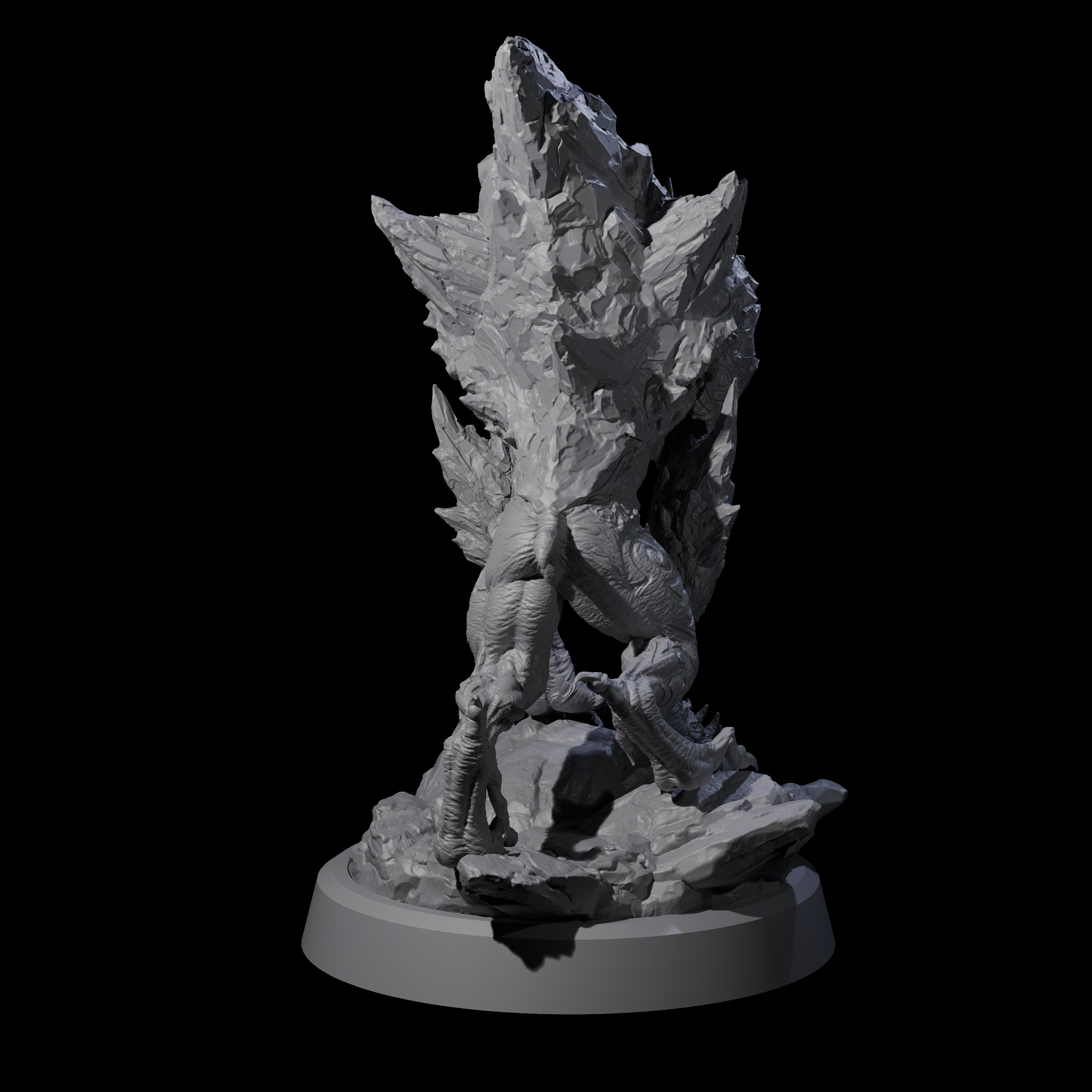 Cracked Destrachan Horror B Miniature for Dungeons and Dragons, Pathfinder or other TTRPGs