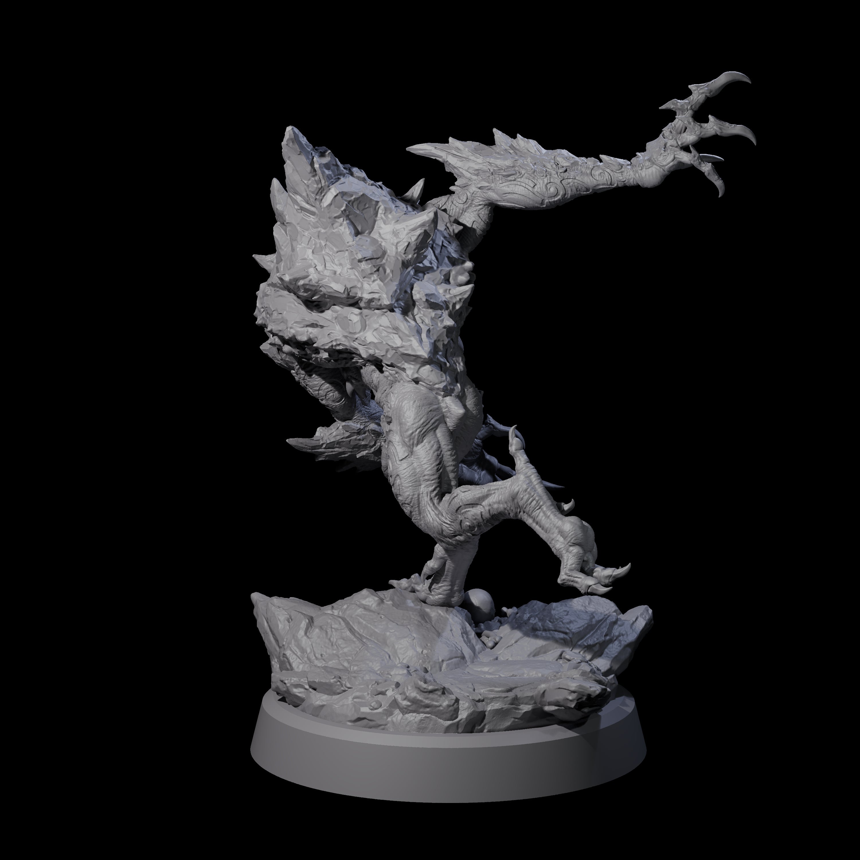Cracked Destrachan Horror C Miniature for Dungeons and Dragons, Pathfinder or other TTRPGs
