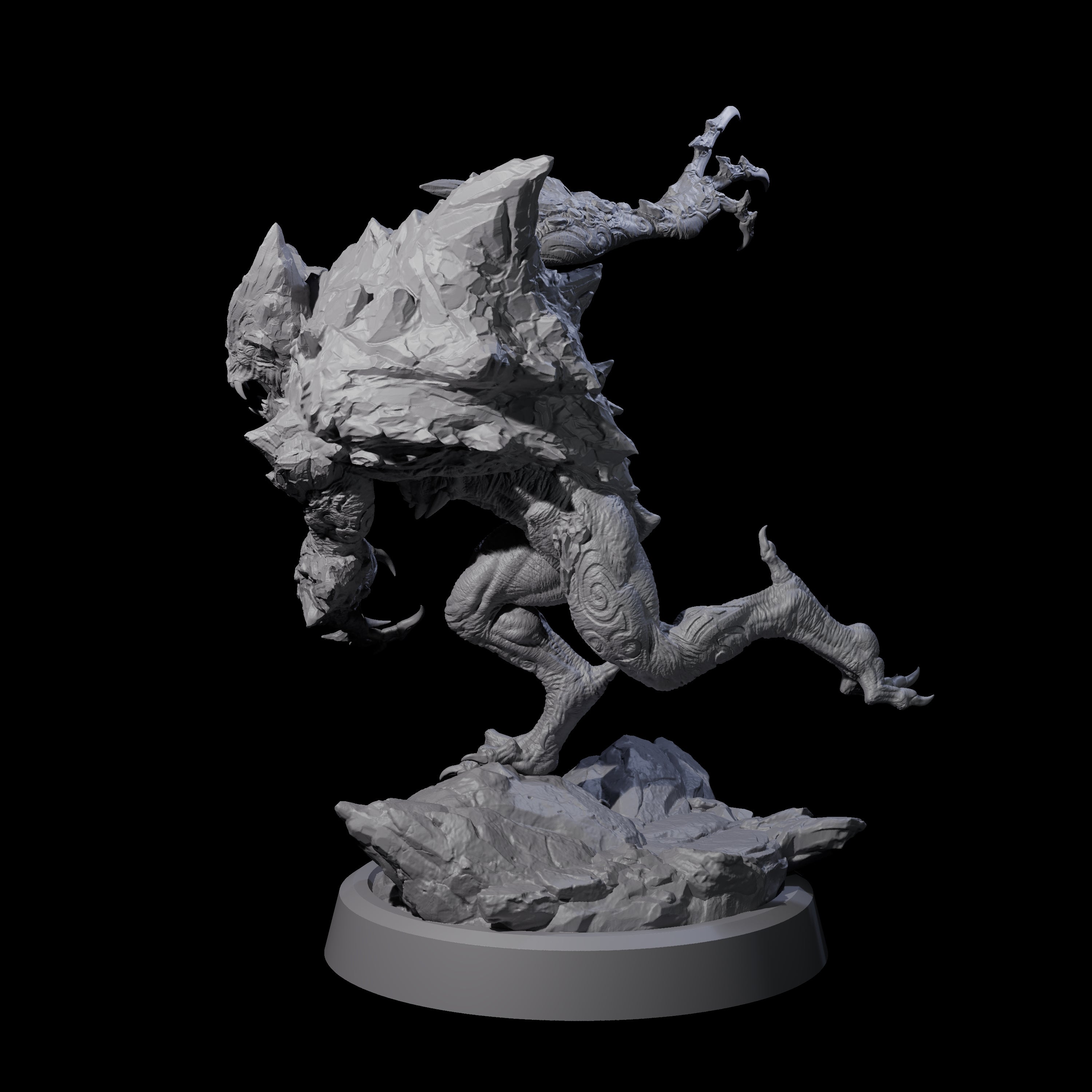 Cracked Destrachan Horror C Miniature for Dungeons and Dragons, Pathfinder or other TTRPGs