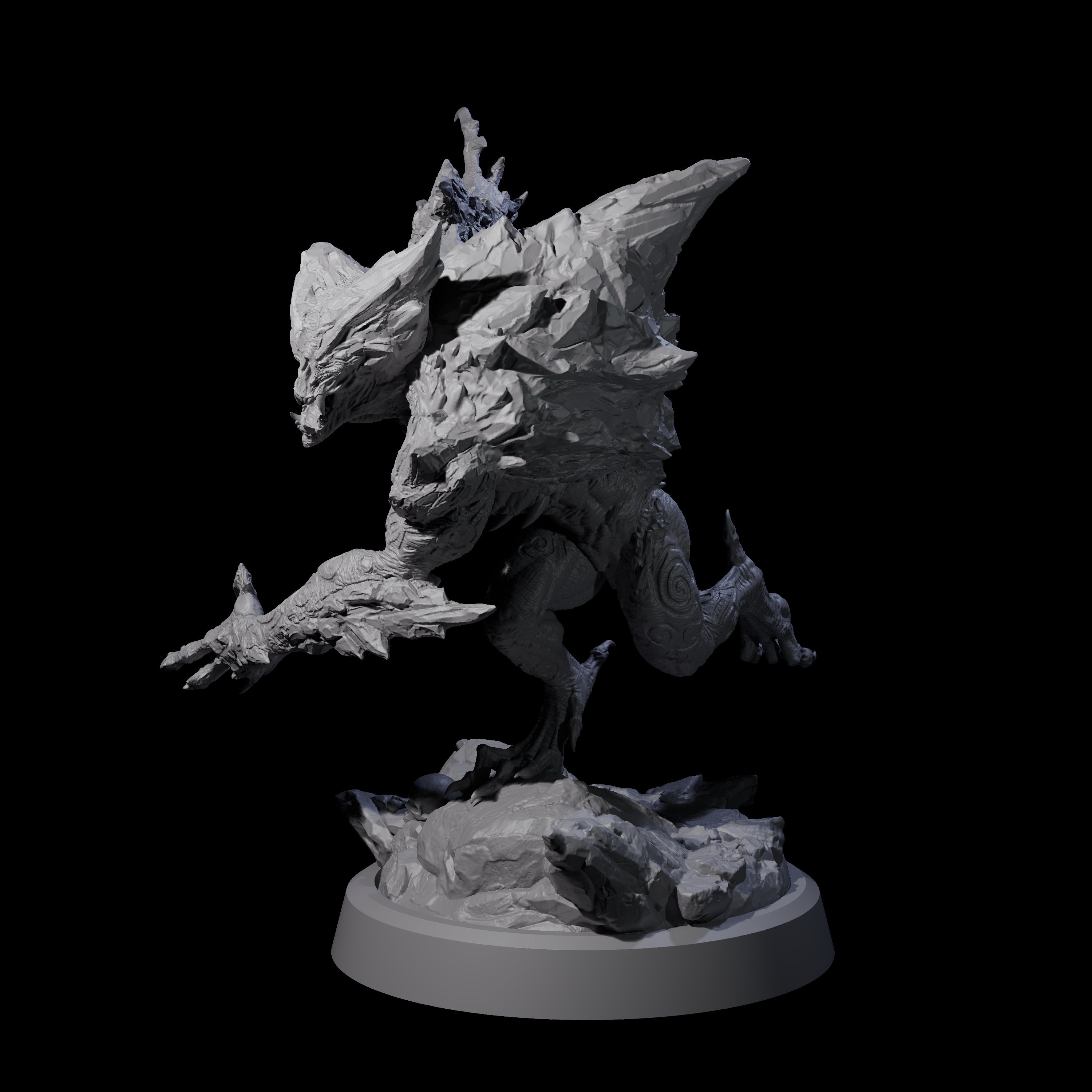 Cracked Destrachan Horror C Miniature for Dungeons and Dragons, Pathfinder or other TTRPGs