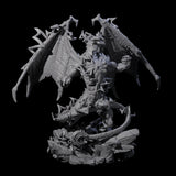 Crackling Blue Dragon Miniature for Dungeons and Dragons, Pathfinder or other TTRPGs