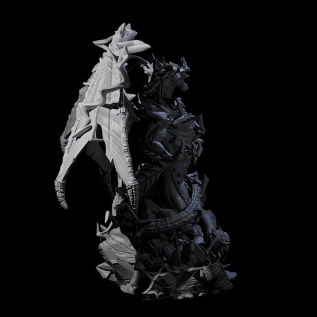 Crackling Blue Dragon Miniature for Dungeons and Dragons, Pathfinder or other TTRPGs