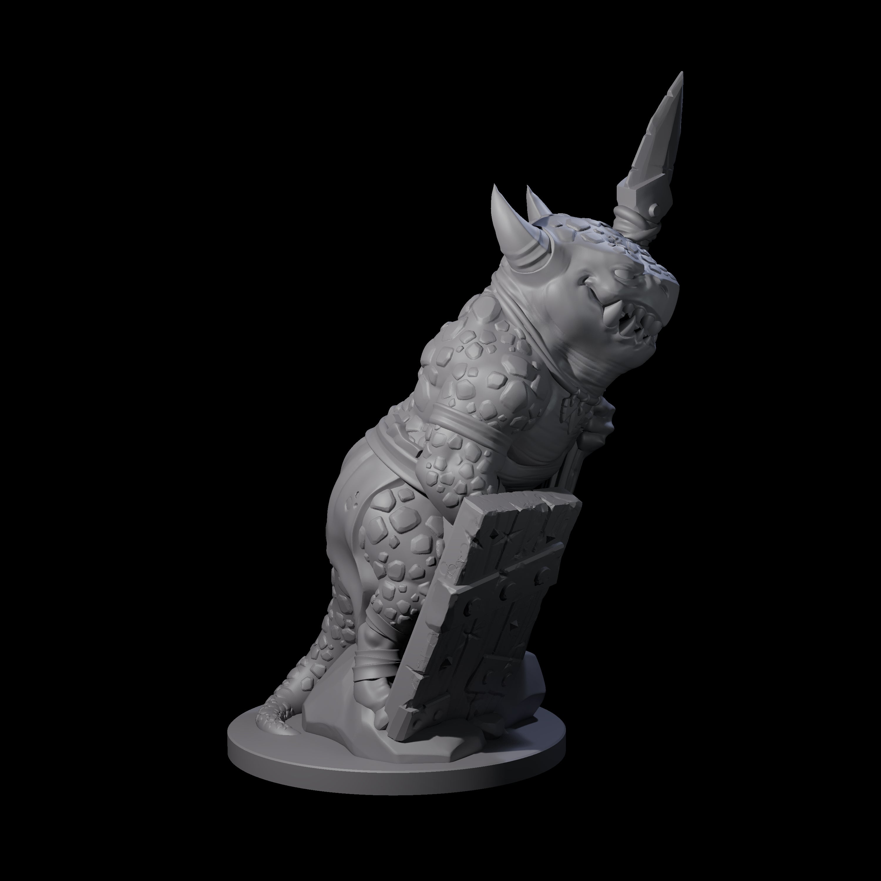 Cranky Kobold Warrior A Miniature for Dungeons and Dragons, Pathfinder or other TTRPGs