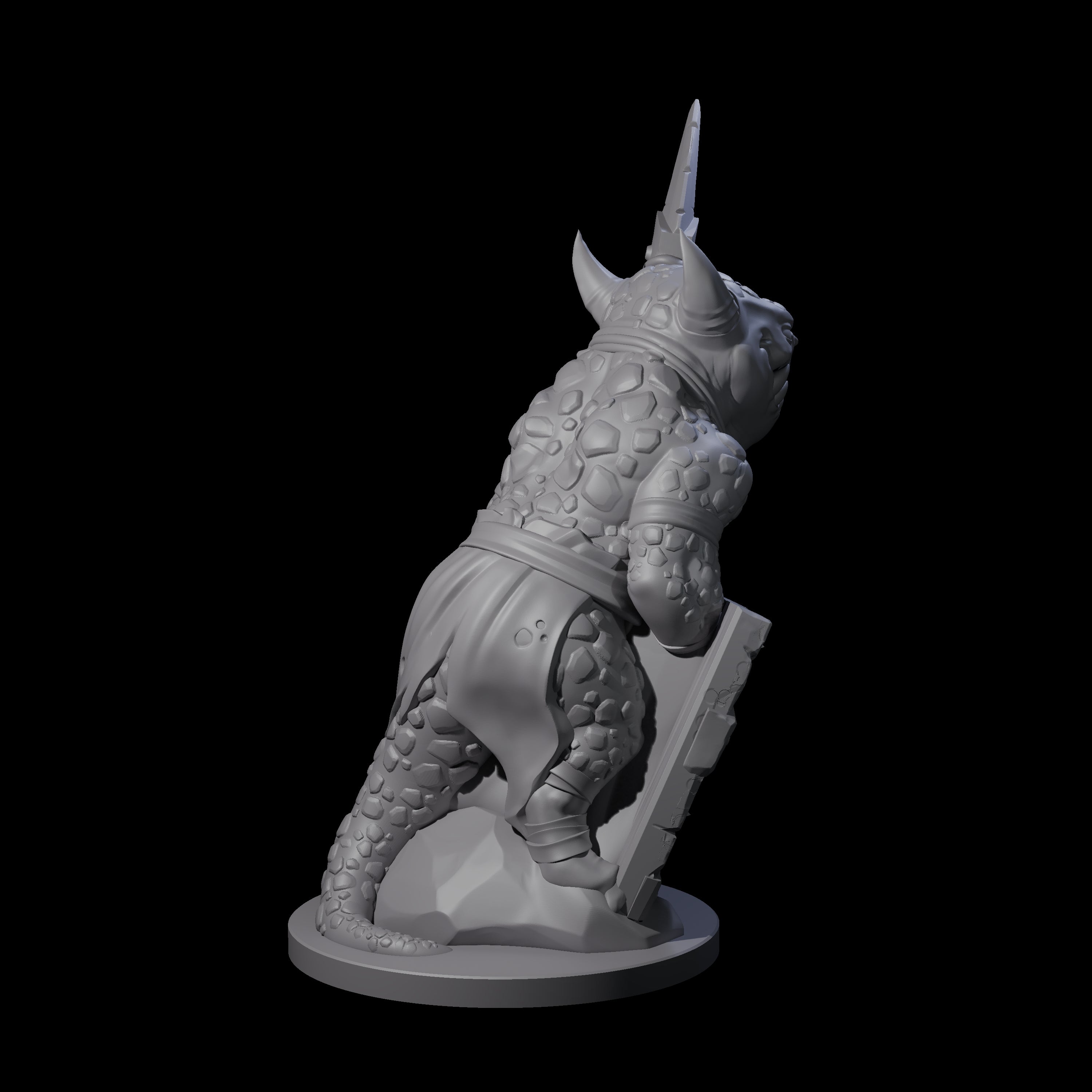 Cranky Kobold Warrior A Miniature for Dungeons and Dragons, Pathfinder or other TTRPGs