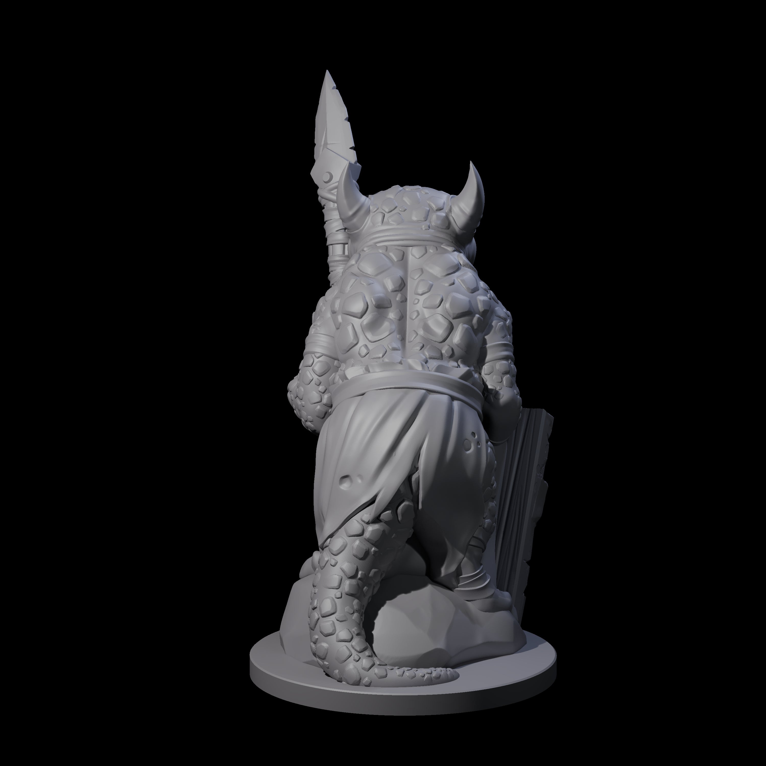 Cranky Kobold Warrior A Miniature for Dungeons and Dragons, Pathfinder or other TTRPGs