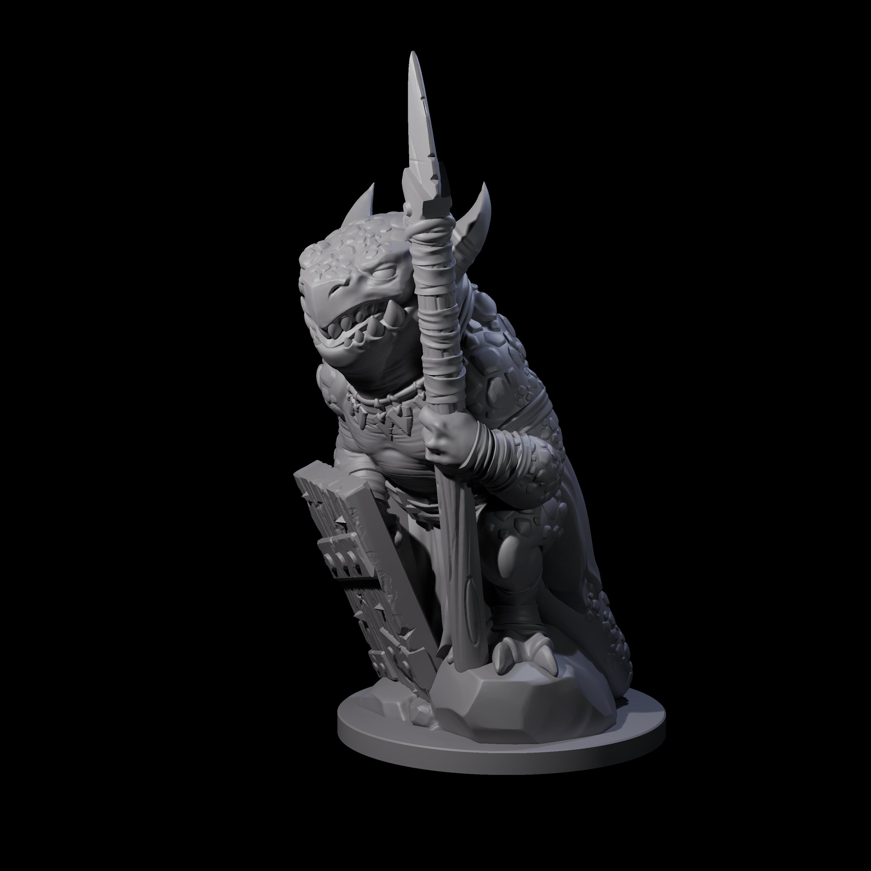 Cranky Kobold Warrior A Miniature for Dungeons and Dragons, Pathfinder or other TTRPGs