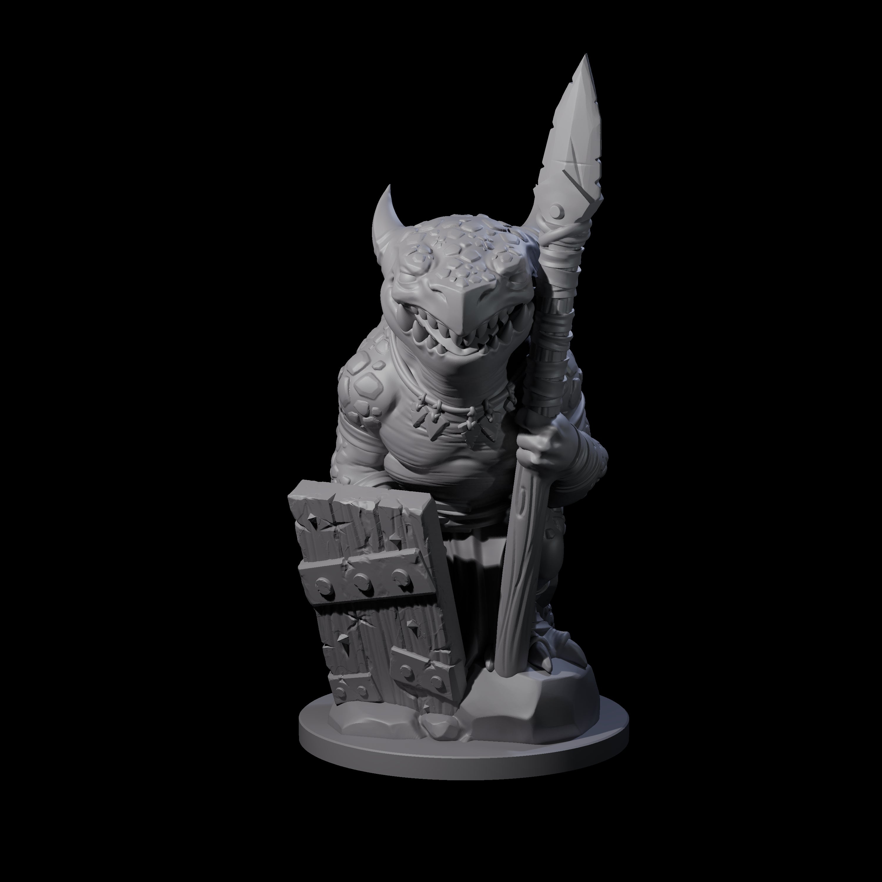 Cranky Kobold Warrior A Miniature for Dungeons and Dragons, Pathfinder or other TTRPGs