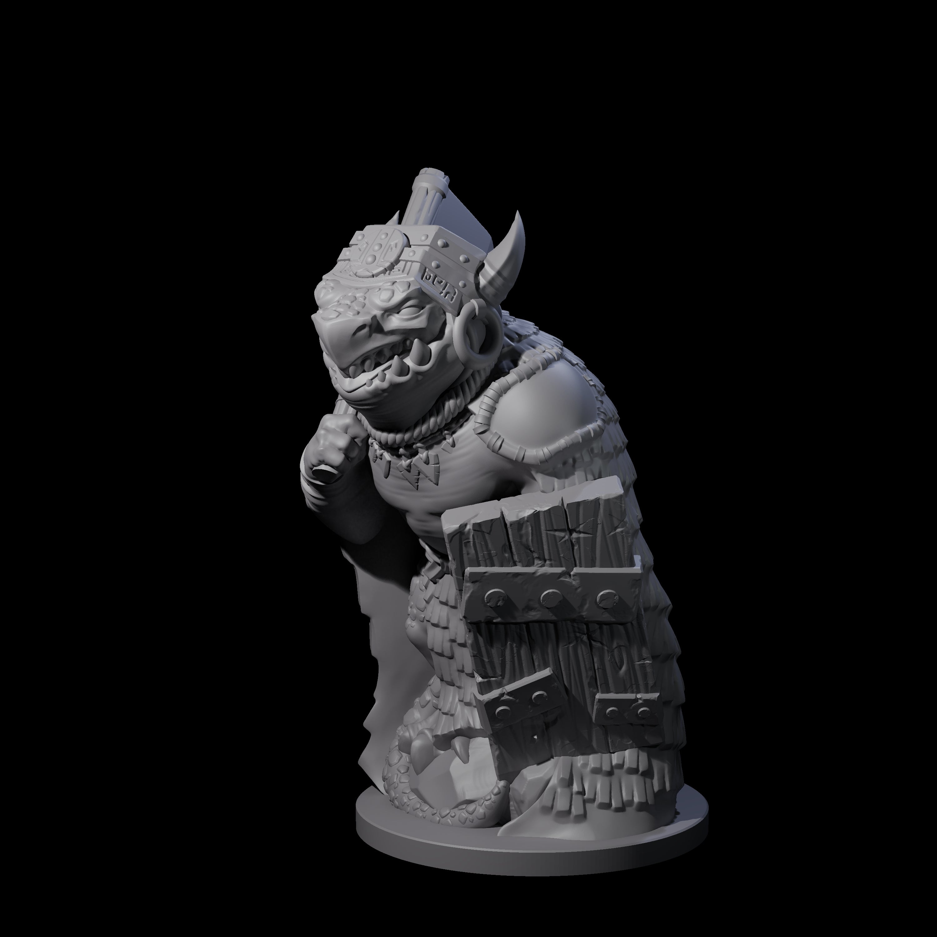 Cranky Kobold Warrior B Miniature for Dungeons and Dragons, Pathfinder or other TTRPGs