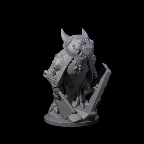 Cranky Kobold Warrior C Miniature for Dungeons and Dragons, Pathfinder or other TTRPGs