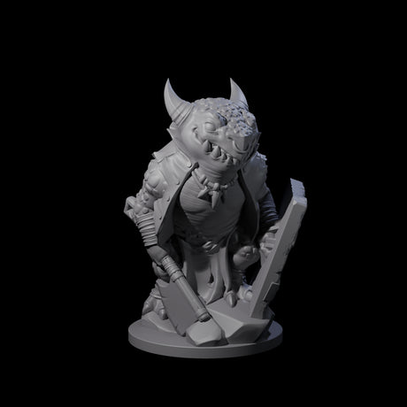 Cranky Kobold Warrior C Miniature for Dungeons and Dragons, Pathfinder or other TTRPGs