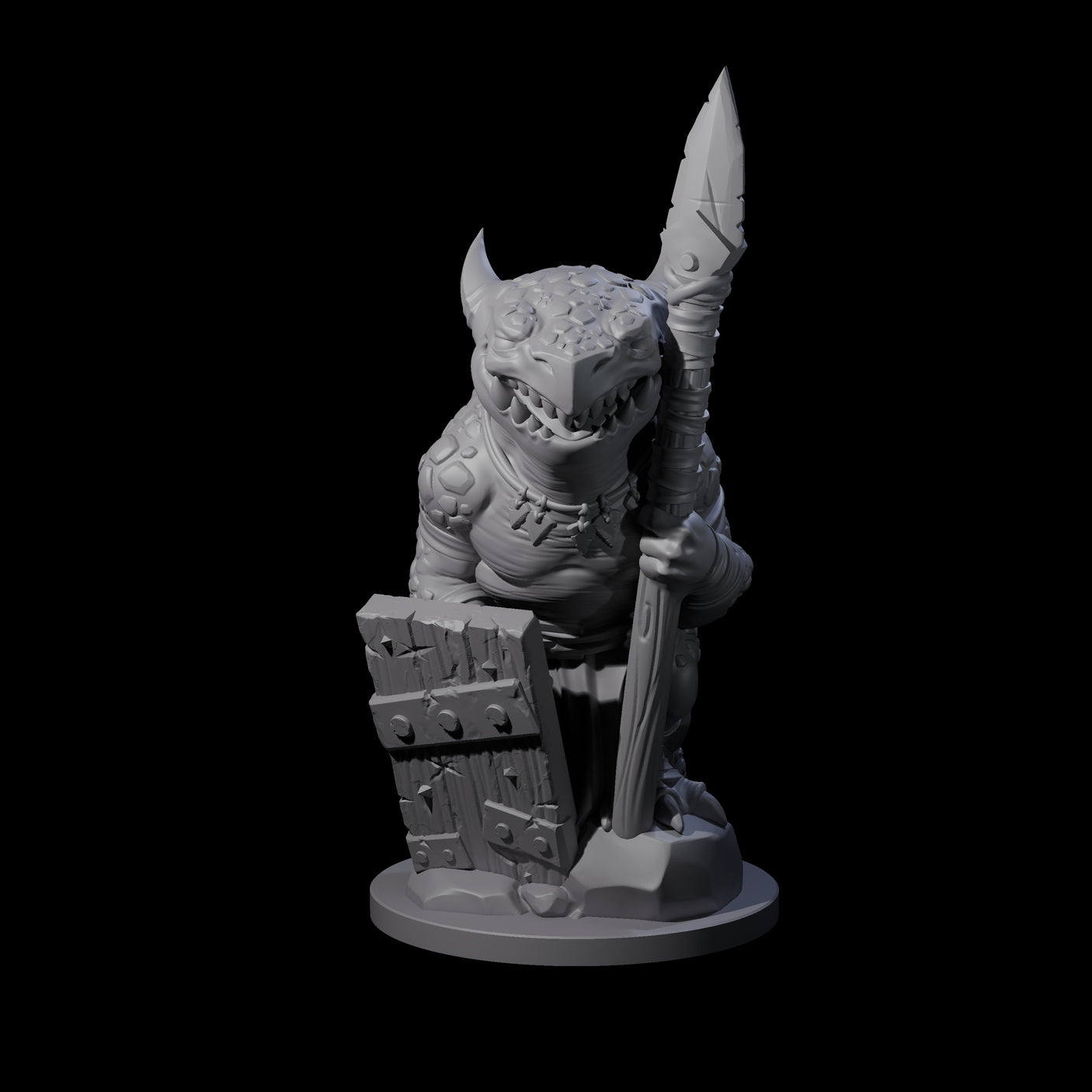 Cranky Kobold Warriors Miniature for Dungeons and Dragons, Pathfinder or other TTRPGs