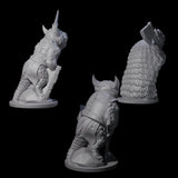 Cranky Kobold Warriors Miniature for Dungeons and Dragons, Pathfinder or other TTRPGs