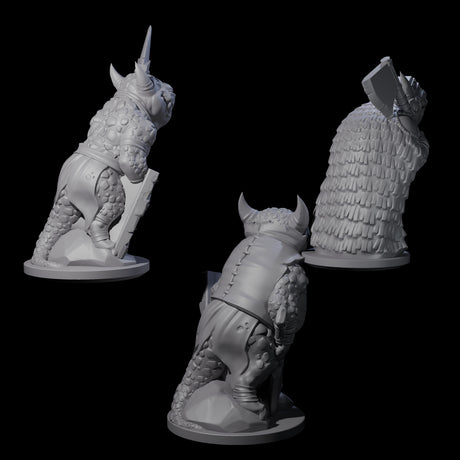 Cranky Kobold Warriors Miniature for Dungeons and Dragons, Pathfinder or other TTRPGs