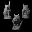 Cranky Kobold Warriors Miniature for Dungeons and Dragons, Pathfinder or other TTRPGs