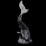 Crashing Sea Monster Tail A Miniature for Dungeons and Dragons, Pathfinder or other TTRPGs