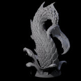 Crashing Sea Monster Tail B Miniature for Dungeons and Dragons, Pathfinder or other TTRPGs