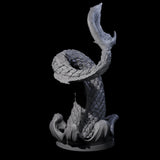 Crashing Sea Monster Tail C Miniature for Dungeons and Dragons, Pathfinder or other TTRPGs