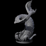 Crashing Sea Monster Tail C Miniature for Dungeons and Dragons, Pathfinder or other TTRPGs