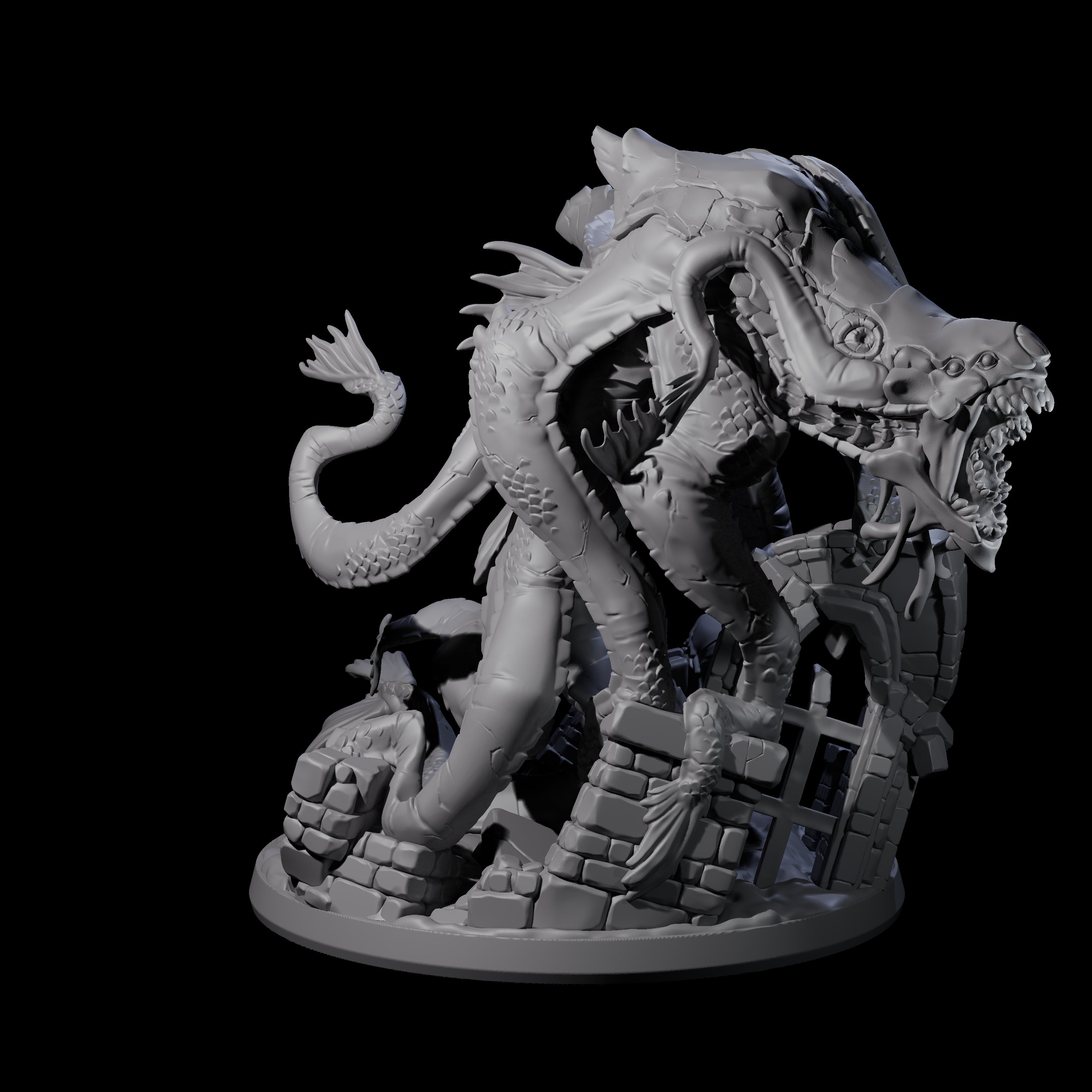 Crawling Aboleth Miniature for Dungeons and Dragons, Pathfinder or other TTRPGs