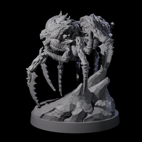 Crawling Zernivian Miniature for Dungeons and Dragons, Pathfinder or other TTRPGs