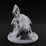 Crawling Hag Witch Miniature for Dungeons and Dragons, Pathfinder or other TTRPGs