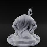 Crawling Hag Witch Miniature for Dungeons and Dragons, Pathfinder or other TTRPGs