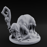 Crawling Hag Witch Miniature for Dungeons and Dragons, Pathfinder or other TTRPGs