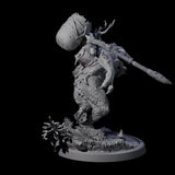 Crazed Forest Hag riding a Beast Miniature for Dungeons and Dragons, Pathfinder or other TTRPGs