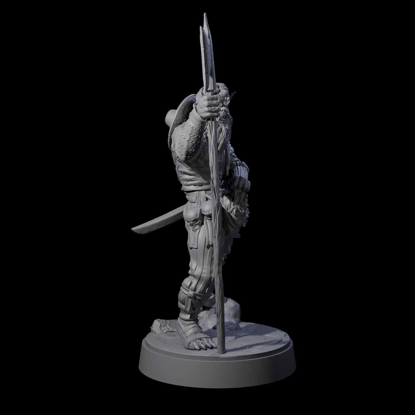 Crazed Githyanki Head Dealer Miniature for Dungeons and Dragons, Pathfinder or other TTRPGs
