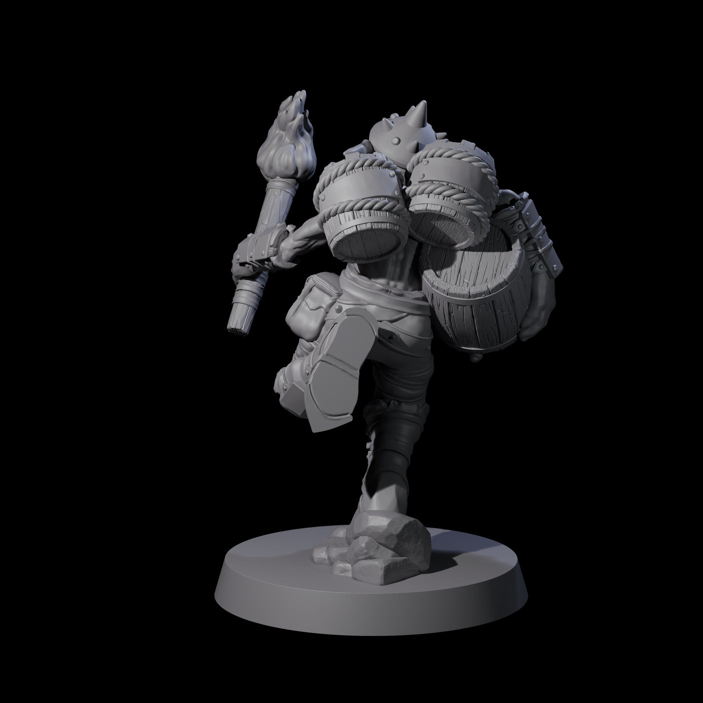 Crazed Goblin Alchemist B Miniature for Dungeons and Dragons, Pathfinder or other TTRPGs